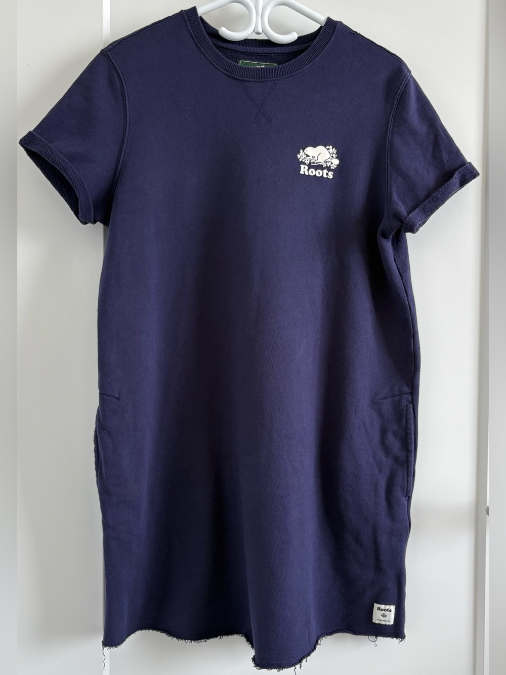 Roots Navy Short-Sleeve Sweatshirt Dress
